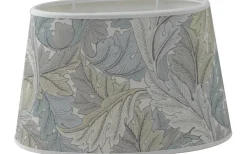 Acanthus Oval Lampskärm 20cm Slate William Morris