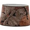 Acanthus Velvet Oval Lampskärm 30cm Acorn William Morris