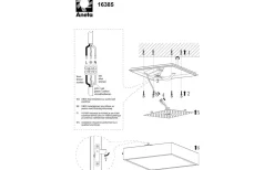 Acri Plafond LED 18W 3000K Vit IP44