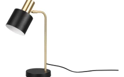 Adam Skrivbordslampa E14 mattsvart/mattmässing