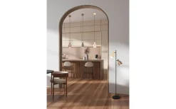 Agudo Fönsterlampa 12cm E27 kaffebrun