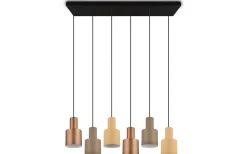 Agudo hänge 6-st E27 multicolor