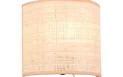 Aimee Vägglampa E27 naturfärg/bast