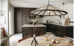 Akira Taklampa 70cm Svart/Natur