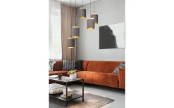 Albariza Taklampa 70cm Cappuccino/Guld