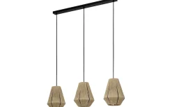 Alderney Taklampa 90cm Svart/Natur
