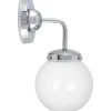 Alley Vägglampa Krom/Vit IP44