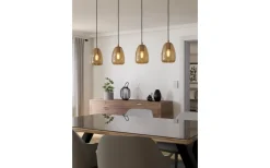 Alobrase Taklampa 108cm Borstad Mässing