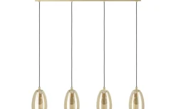 Alobrase Taklampa 108cm Borstad Mässing