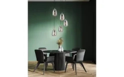 Alobrase Taklampa 54cm Svart Rök