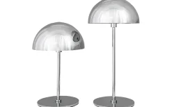 Along Uppladdningsbar Bordslampa 2-Pack Krom