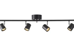 Alpha Takspotlight 83cm 4xGU10 Svart