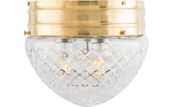 Ampelskärm 200 - Klart rutslipat kristallglas