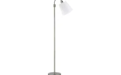 Amy Flex Golvlampa 150cm Silver/Vit