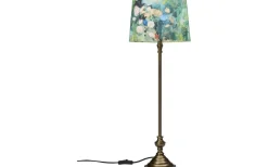 Andrea Bordslampa 71cm Antikmässing/Grön