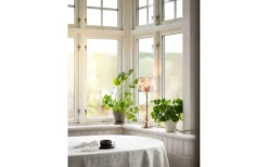 Andrea Bordslampa 71cm Antikmässing/Blå