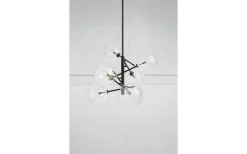 Andrew Taklampa Svart Med Klarglas