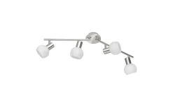 Antibes Spotlight 4-delad E14 borstad stål