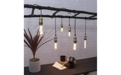 Archaic Pendel med ring och 3,5m Textilkabel