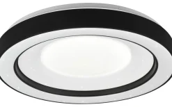 Arco Plafond LED 49cm mattsvart stjärnljus RGBW