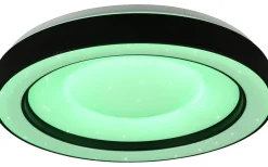 Arco Plafond LED 49cm mattsvart stjärnljus RGBW