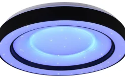 Arco Plafond LED 49cm mattsvart stjärnljus RGBW