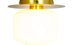 Arp Plafond 25cm Opal/Mässing