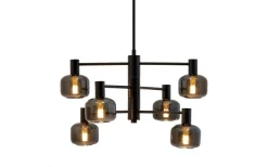 Arp Takkrona 50cm 6 Kupor Svart/Rök