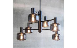 Arp Takkrona 50cm 6 Kupor Svart/Rök