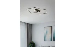 Arribo Plafond LED fyrkantig mattsvart RGBW