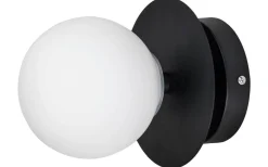 Art Deco Badrumslampa Svart/Vit IP44