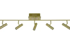 Artic Takspotlight 106cm LED 5x6W 3000K Matt Mässing