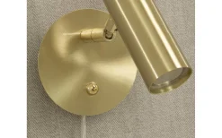 Artic Vägglampa LED 6W 3000K Mässing