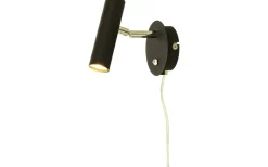 Artic Vägglampa LED 6W 3000K Svart/Krom