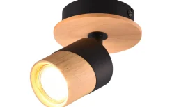 Aruni Spotlight GU10 trä/matt svart