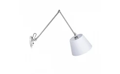 Ashley Vägglampa Vit/Krom E27