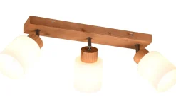 Assam Spotlight 3-delad E14 trä/vit