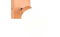 Assam Spotlight E14 trä/vit