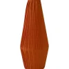 Astrid Plisserad Stilskärm Ø13cm Satin Orange