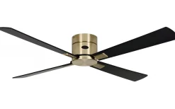 Astro 132cm Takfläkt Mässings Motor, Svarta/Körsbärs Blad