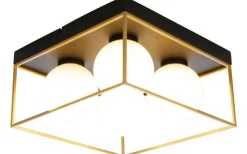Astro Plafond 28cm Svart/Guld