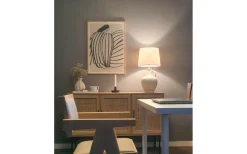 Athena Bordslampa 58cm Naturvit