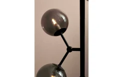 Atom Golvlampa 155cm Svart/Smoke