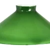 August Glasskärm Grön Till Skomakarelampa 25cm