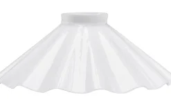 August Reservglas 25cm Opal Veckad