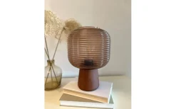 Aura Bordslampa 28cm Brunbets/Brun