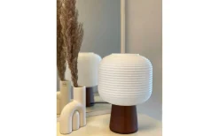 Aura Bordslampa 28cm Bruntbets/Vit