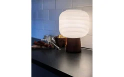 Aura Bordslampa 28cm Bruntbets/Vit