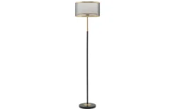 Azzurro Golvlampa 153cm Svart/Guld
