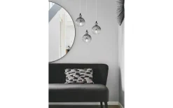 Ball Ball Fönsterlampa Ø15cm Rökfärg